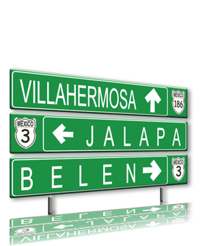 Señalamiento fabricado en lámina galvanizada cal. 16, cuenta con esquinas redondeadas, acabado en fondo reflejante grado ingeniería