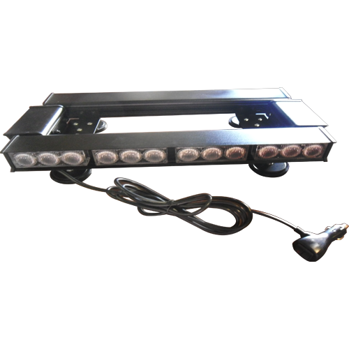 Torreta para señalización visual, de elegante apariencia tipo europea, estrobos de alto poder de 36 leds ámbar, cuenta con 6 funciones, y 5 tipos de intermitencias