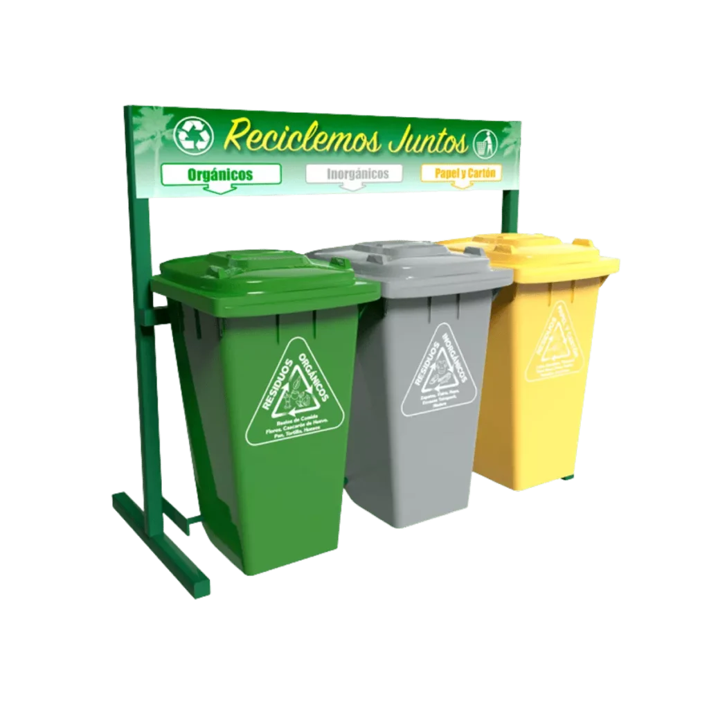Bote de Basura Triple