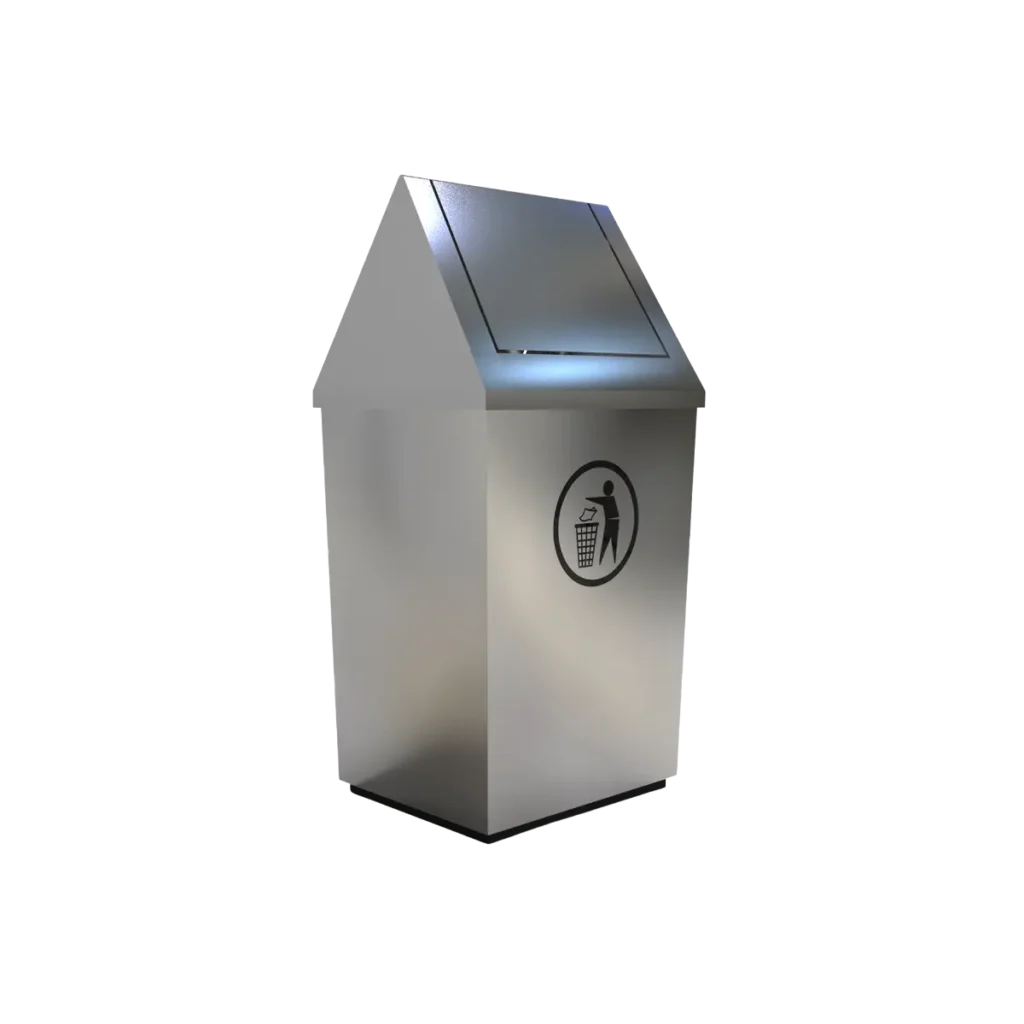 Contenedor de Acero Inoxidable con Tapa