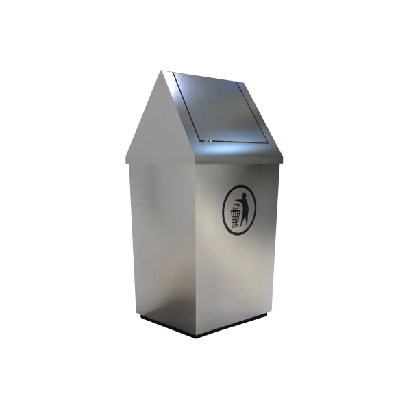 Contenedor de Acero Inoxidable con Tapa