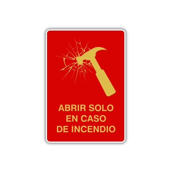 Abrir en Caso de Incendio