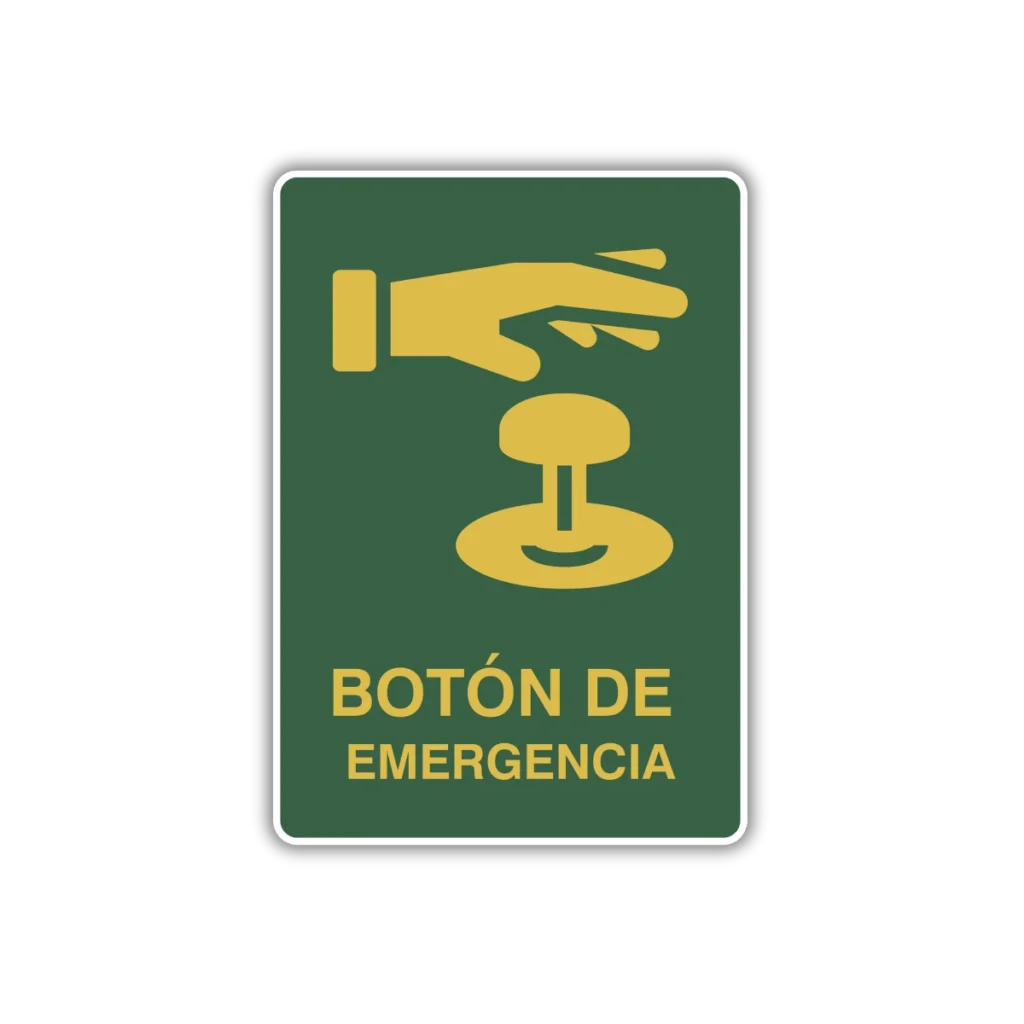 Botón paro de emergencia