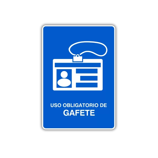 Obligatorio de gafete