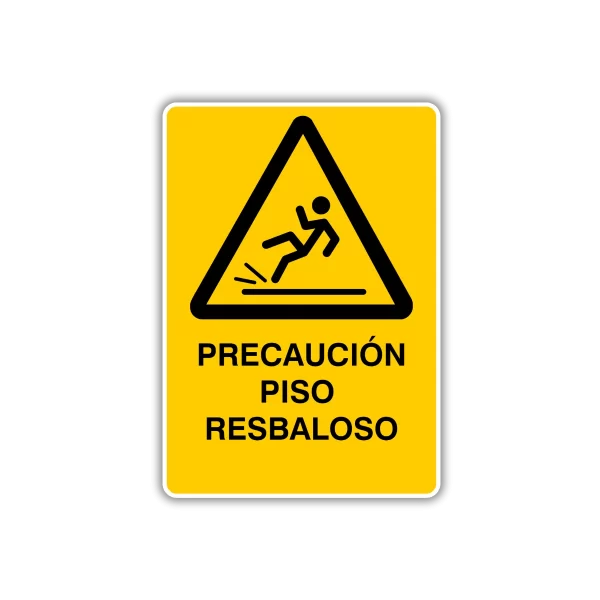 Precaución piso resbaloso