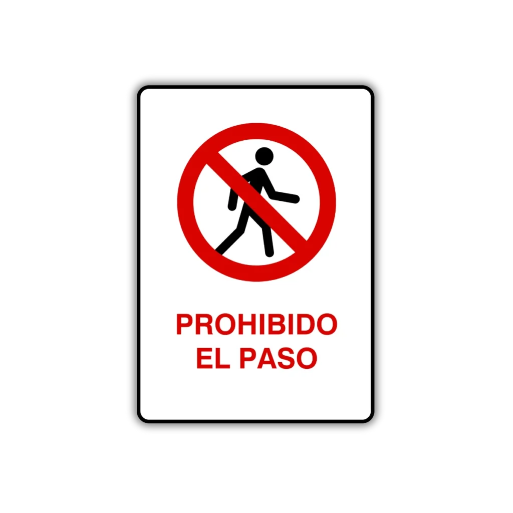 Prohibido el paso