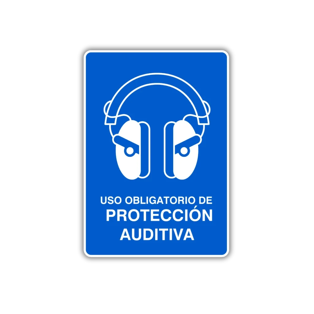 Obligatorio de protección auditiva