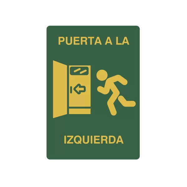 Izquierda a puerta