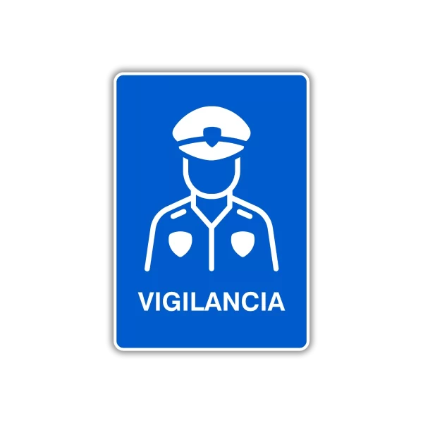 Señalamiento caseta de vigilancia